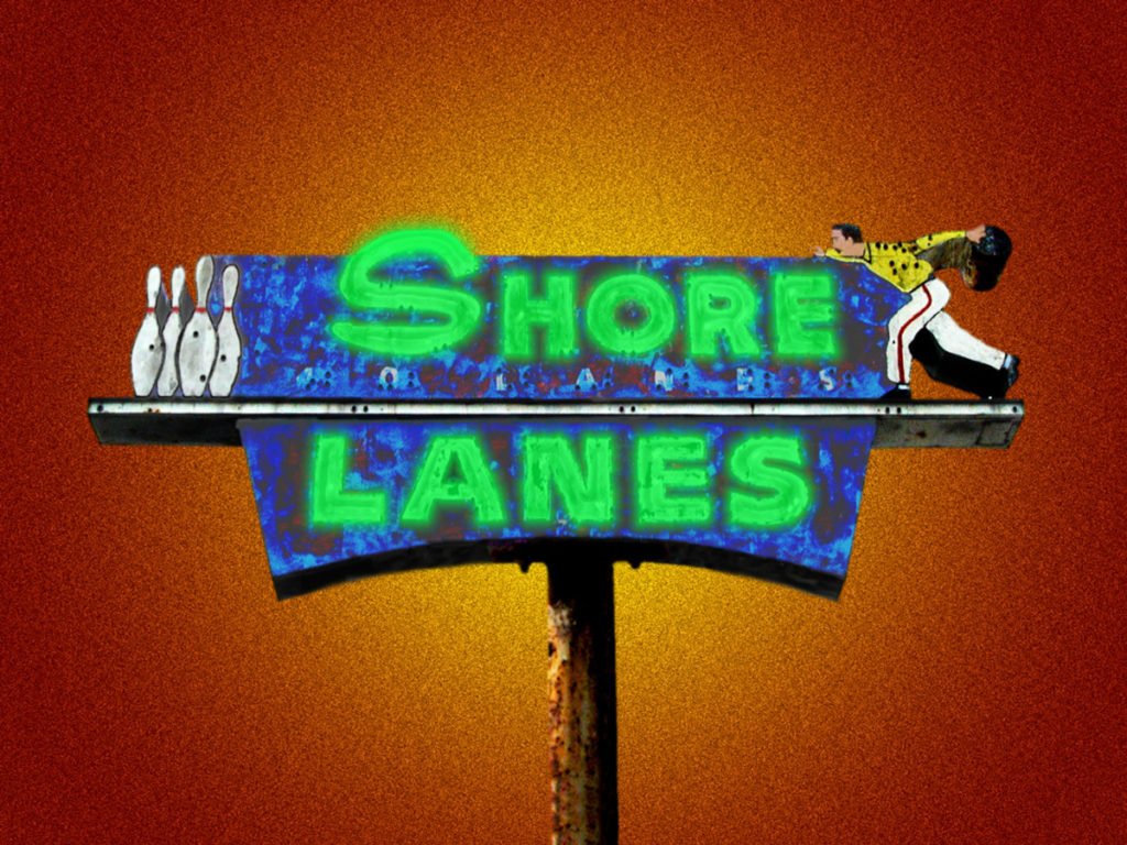 retro neon sign