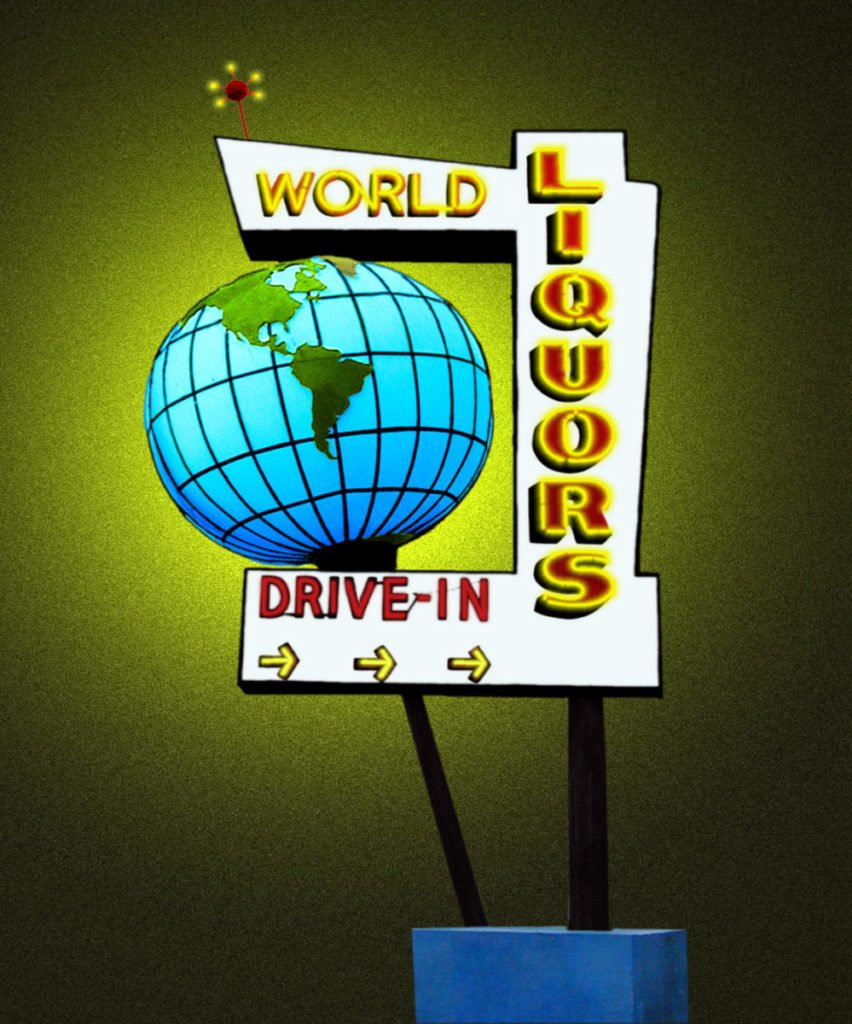 retro neon sign