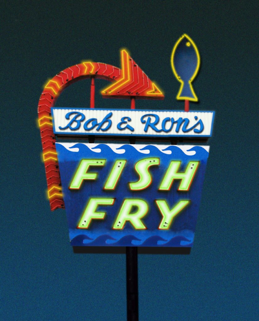 retro neon sign