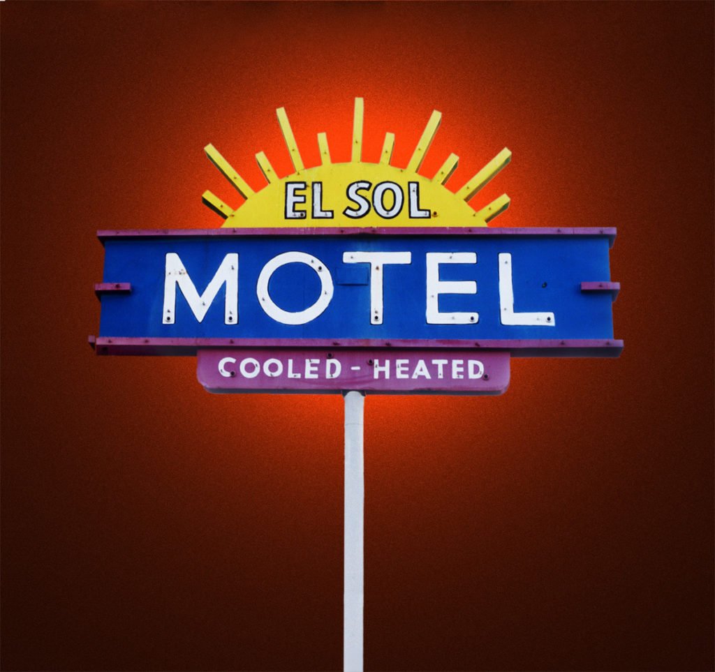 retro neon sign