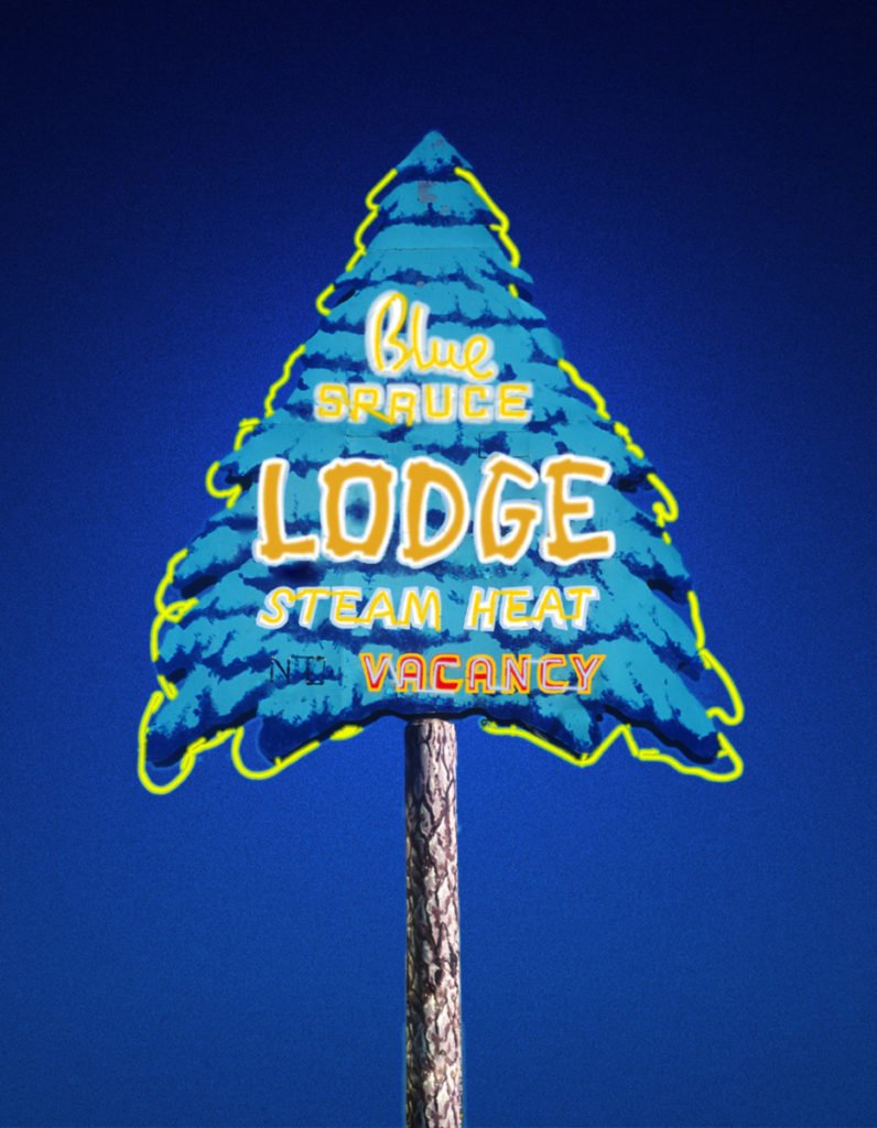 retro neon sign