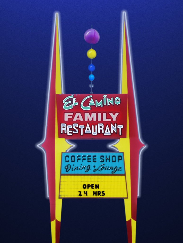 retro neon sign