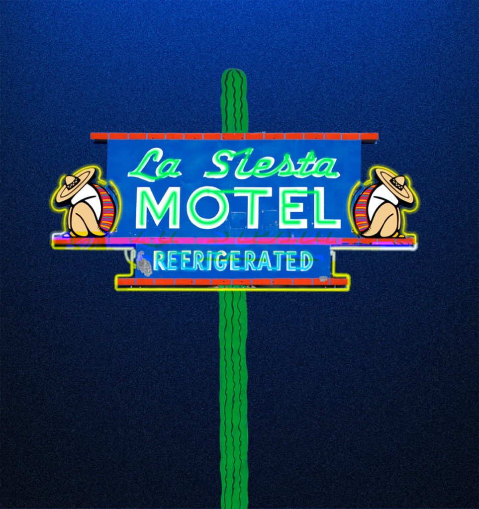 retro neon sign