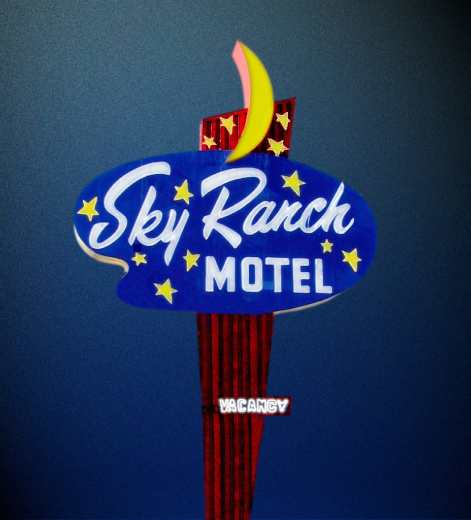 retro neon sign