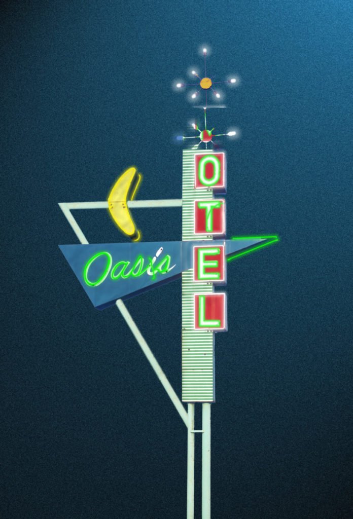 retro neon sign