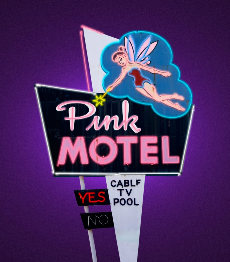 retro neon sign