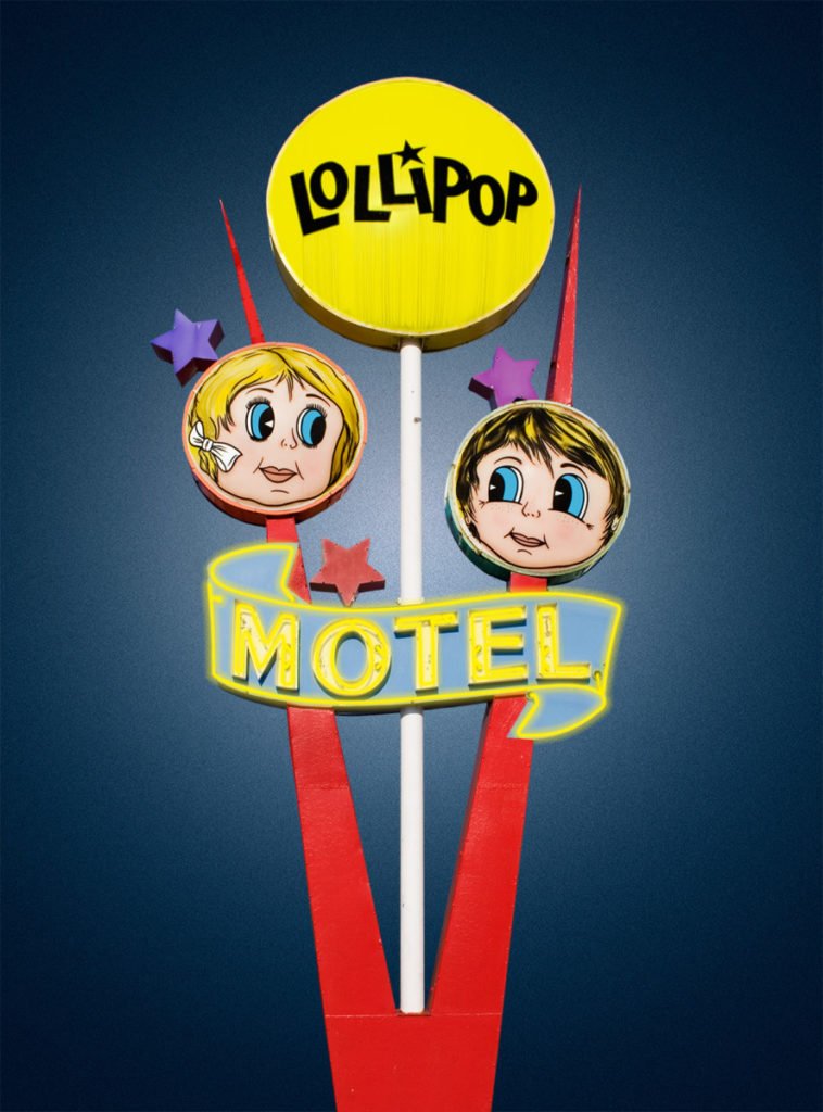 retro neon sign