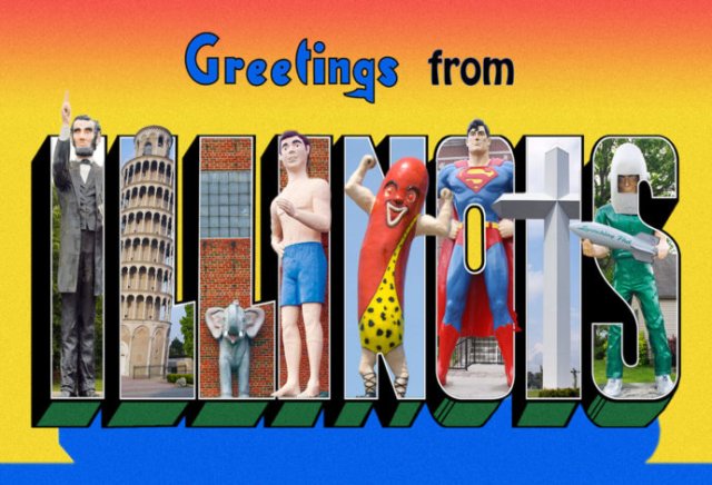 retro travel post card